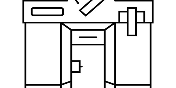 Tobacconist,Store,Line,Icon,Vector.,Tobacconist,Store,Sign.,Isolated,Contour