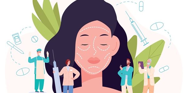 Facelift.,Aesthetic,View,Nose,Woman,Face,Plastic,Surgery,Procedure,,Surgeon